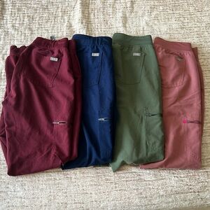 Bundle 4X Figs Zamora Jogger Scrub Pants
